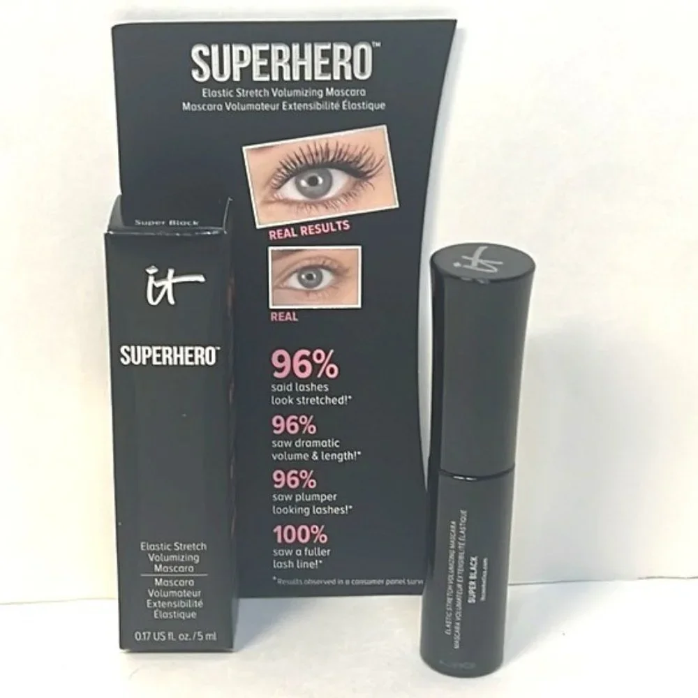 It Cosmetics Superhero Volumizing Mascara (to go size)